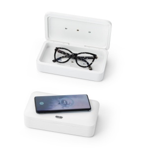 BACTOUT. Sterilizator UV cu încărcător wireless Fast (10W) - materiale promoționale personalizate pentru branding și cadouri corporate