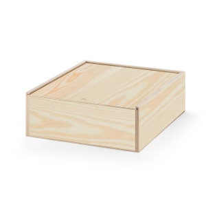 BOXIE WOOD L. Cutie de lemn - materiale promoționale personalizate pentru branding și cadouri corporate