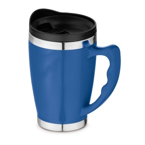 Cană de Călătorie Personalizată RAJANI - 450 mL cu Pereți Dubli și Capac din Oțel Inoxidabil - materiale promoționale personalizate pentru branding și cadouri corporate