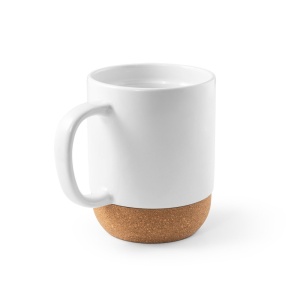 Cană Personalizată RORY SUB - Ceramică cu Bază din Plută, 410 mL, Ideală pentru Sublimare - materiale promoționale personalizate pentru branding și cadouri corporate
