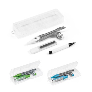 GEOM. Set de geometrie școlar - materiale promoționale personalizate pentru branding și cadouri corporate