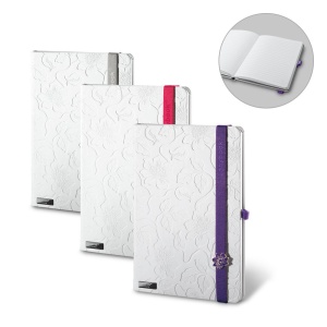 LANYBOOK INNOCENT PASSION WHITE. Notepad - materiale promoționale personalizate pentru branding și cadouri corporate
