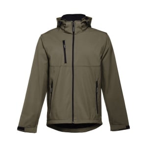 THC ZAGREB. Geaca softshell pentru bărbați - materiale promoționale personalizate pentru branding și cadouri corporate