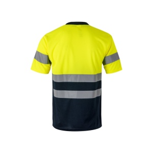 VL BRAHMA. Tricou tehnic bicolor cu ochi de pasăre (140g/m²), din poliester (100%) - Img 5