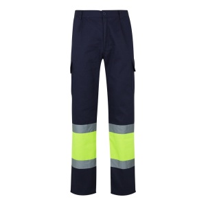 VL POSEIDON LARGE. Pantaloni din twill cu buzunare multiple în două tonuri (210g/m²), din bumbac (20%) și poliester (80%) - Img 2
