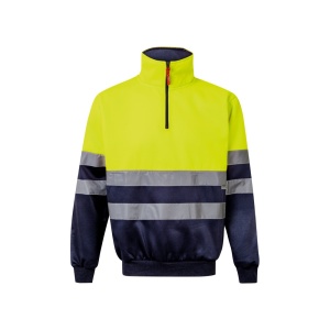 VL THOR LARGE. Hanorac bicolor (300g/m²) din fleece de poliester (100%)