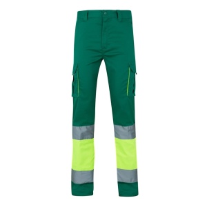 VL ZEUS LARGE. Pantaloni elastici cu buzunare multiple, în două tonuri (240 g/m²), din bumbac (46%), EME (38%) și poliester (16%) - Img 3