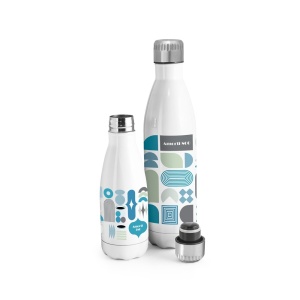 AMORTI 380. Sticlă de sublimare din oțel inoxidabil de 380 ml - materiale promoționale personalizate pentru branding și cadouri corporate