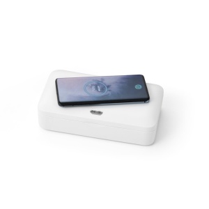 BACTOUT. Sterilizator UV cu încărcător wireless Fast (10W) - materiale promoționale personalizate pentru branding și cadouri corporate