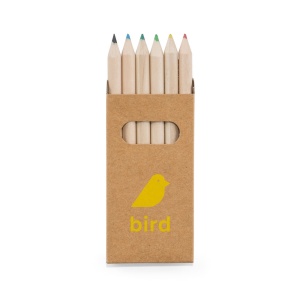 BIRD. Cutie cu 6 creioane colorate – fotografie produs 3