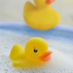 DUCK. Rață de cauciuc în PVC - materiale promoționale personalizate pentru branding și cadouri corporate