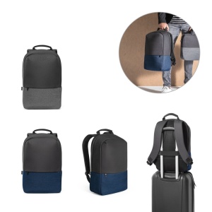 GENOA BPACK. Rucsac anti-furt din poliester reciclat de înaltă densitate 600D – fotografie produs 3
