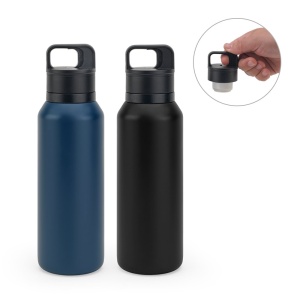 NICKLAUS. Sticlă din oțel inoxidabil (91% reciclată) cu perete dublu izolat în vid 590 ml – fotografie produs 6