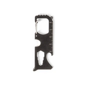 SCREWY. Card multifuncțional din oțel inoxidabil cu 8 funcții – fotografie produs 2
