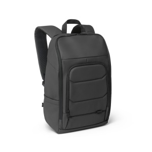 TOULON. Rucsac pentru laptop fabricat din rPET 600D de înaltă densitate, cu finisaj rezistent la apă și căptușeală 16"