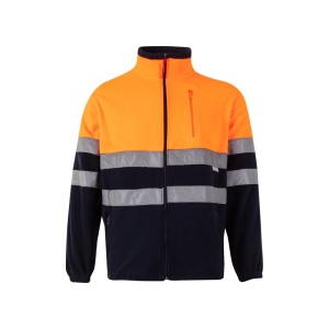 VL EROS. Jachetă fleece în două tonuri (280g/m²), din poliester (100%) – fotografie produs 4