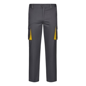 VL FIDES. Pantaloni extensibili cu buzunare multiple (240g/m²), în două tonuri, din bumbac (46%), EME (38%) și poliester (16%) - Img 3