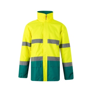 VL THEMIS LARGE. Parka bicoloră (190g/m²), din poliester (100%), cu strat PU – fotografie produs 2