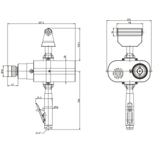 DPT 450-011BXOEX DEPRAG ATEX Masina de gaurit roca pneumatica tip pistol cu turbina, mandrina H42mm, 4.500W, 1.100rpm, 8,7Kg, perforare uscata - utilizare in mediu cu potential exploziv - Img 3