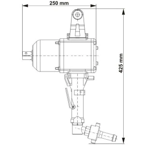 SMP 140-3/4"XEX DEPRAG ATEX Masina de insurubat cu impact pneumatica tip pistol 3/4", M16-M30, 1400Nm, 4.100rpm - utilizare in mediu cu potential exploziv - Img 2