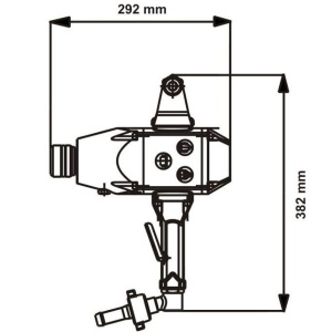 DP 220-011BXOEX DEPRAG ATEX Masina de gaurit roca pneumatica tip pistol, mandrina Ø42mm 2.200W 1.100rpm 7,6Kg perforare umeda si uscata - utilizare in mediu cu potential exploziv - Img 3