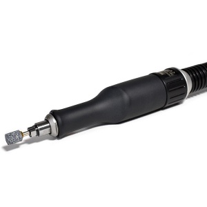 GDS 009-1000BY DEPRAG Polizor pneumatic drept tip biax cu penseta Ø3mm, 90W, 100.000rpm, motor cu angrenaj fara lamele