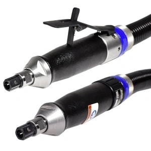 GDS 015-470S DEPRAG Polizor pneumatic drept tip biax cu penseta Ø6mm, 150W, 47.000rpm – ax scurt