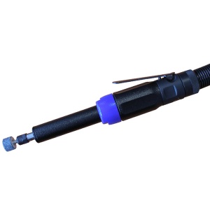 GDST 050-550BXO DEPRAG Polizor drept pneumatic cu turbina tip biax cu penseta Ø6mm, 500W, 55.000rpm, regulator integrat
