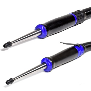 GDS 030-300Q DEPRAG Polizor pneumatic drept tip biax cu ax conic lung si penseta Ø3mm, 300W, 30.000rpm - diverse modele - Img 1