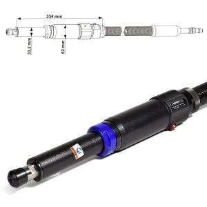 GDS 100-153 DEPRAG Polizor pneumatic drept tip biax cu penseta Ø6mm, 1.000W, 15.300rpm, regulator integrat - diverse modele - Img 4