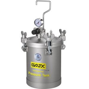 GP-2619 GATX Tanc presurizat vopsea, 10 litri capacitate, cu manometru si carlig