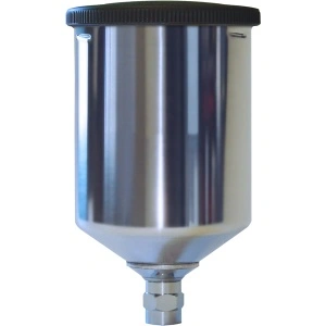 GS-64 GATX Cana aluminiu 600ml pistol de vopsit, cu capac, filet M16