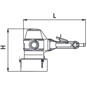 PBU 125C-45X DEPRAG Polizor vertical pneumatic pentru pietre oala Ø125mm 2.350W 6.600rpm regulator viteza integrat - Img 2
