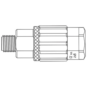 830743 DEPRAG Limitator de putere cuplu scule pneumatice, filet 1/4" - Img 2