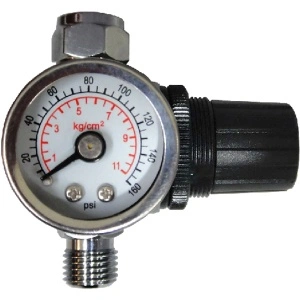 G-866 GATX Mini regulator presiune aer 1/4” cu manometru pentru pistol de vopsit