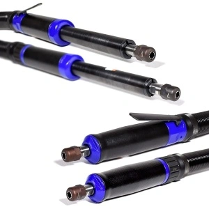 GDS 030-120 DEPRAG Polizor pneumatic drept tip biax cu penseta Ø6mm, 300W, 12.000rpm, regulator integrat - diverse modele
