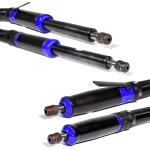 GDS 030-200 DEPRAG Polizor pneumatic drept tip biax cu penseta Ø6mm, 300W, 20.000rpm, regulator integrat - diverse modele