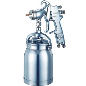 GS-153S GATX Pistol de vopsit HVLP cana suctiune aluminiu 1000ml, duza la alegere