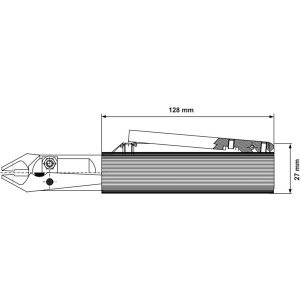 P0181Z-C00 DEPRAG Cleste pneumatic pentru taiere, capacitate taiere Ø3mm, putere 560N, maner Ø27mm, actionare tragaci - Img 3