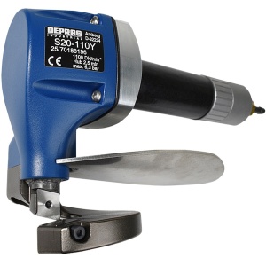 S20-110Y DEPRAG Foarfeca pneumatica pentru taiat tabla cu grosime 2,5mm maxim, putere 320W, viteza 7m/min, comutator rotativ