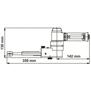 GB 050-025BX DEPRAG Slefuitor pneumatic cu banda ingusta 19x480mm, 500W, 16.000rpm - include 9 benzi abrazive: P60 P80 P120 - Img 4
