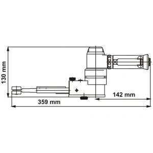 GB 050-025BX DEPRAG Slefuitor pneumatic cu banda ingusta 19x480mm, 500W, 16.000rpm - include 9 benzi abrazive: P60 P80 P120 - Img 4