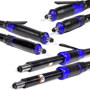 GDS 030-300 DEPRAG Polizor pneumatic drept tip biax cu penseta Ø6mm, 300W, 30.000rpm - diverse modele