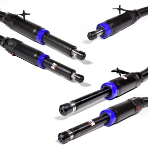 GDS 100-190 DEPRAG Polizor pneumatic drept tip biax cu penseta Ø6mm, 1.000W, 19.000rpm, regulator integrat - diverse modele