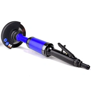 GS 818-210BXE DEPRAG Polizor drept pneumatic Ø180mm, 2.100W 8.500rpm, auto-echilibrare, slefuire cu discuri polizare, perii de sarma