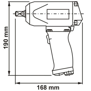 SMP 026-1/2"ZEX DEPRAG ATEX Masina de insurubat cu impact pneumatica tip pistol 1/2", M10-M16, 260Nm, 10.000rpm - utilizare in mediu cu potential exploziv - Img 2