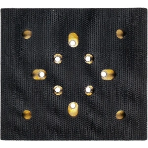SP0493H49 GATX Pad slefuire dreptunghiular 100x110mm cu gauri aspiratie, fixare cu arici