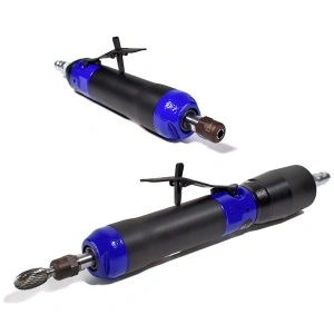 GDS 030-250BXES DEPRAG Polizor pneumatic drept tip biax cu penseta Ø6mm, 300W, 25.000rpm, regulator integrat si amortizor