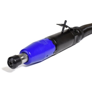GDS 070-045SXI DEPRAG Polizor pneumatic drept tip biax cu ax scurt si penseta Ø6mm, 700W, 4.500rpm, regulator integrat