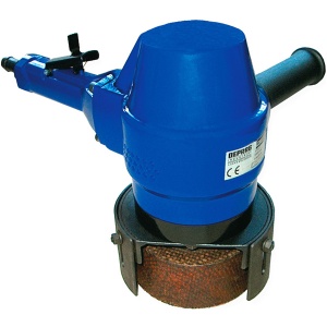 PBU 125C-45X DEPRAG Polizor vertical pneumatic pentru pietre oala Ø125mm 2.350W 6.600rpm regulator viteza integrat - Img 1